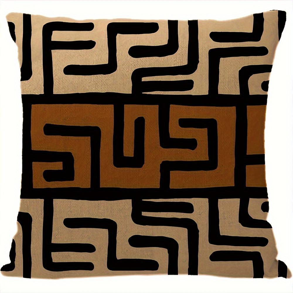 Single-sided Printed Cushion Cover Bohemian Style Soft Polyester Fabric Living Room Sofa Bedroom Bedside Decorative Pillowcase