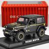 1/32 Scale Wrangler Off-Road 7 Door for Wrangler Diecast Toy Car Model,  Metal Alloy Vehicle for Kids Boys Girls Adults, Doors Open, Light
