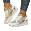 Large size platform sports casual women's shoes fashion lace-up single shoes fashion sports shoes