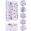 Double Gauze Flower Pattern Pure Cotton Gauze Towel [WBC7854]