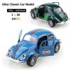 11cm Mini Alloy Retro Classic Car Model 1:38 Simulation Pull Back Diecast Vehicle Model Decor Collection Gifts For Kids Boys Toy