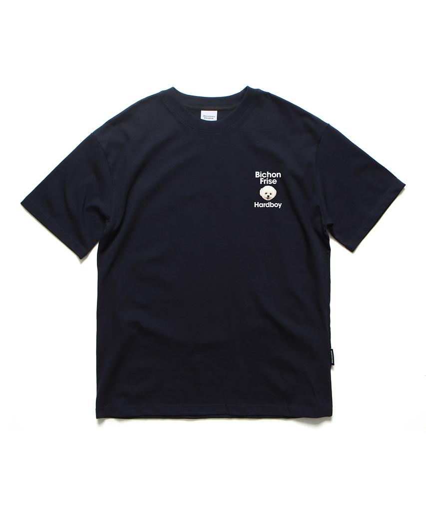 ABNORMALTHING Bichon Mini Oversized T-Shirt Black