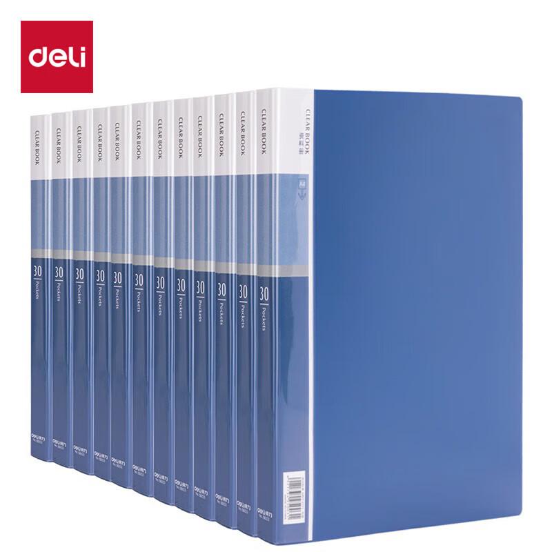 Deli A4 30-Pocket Display Book