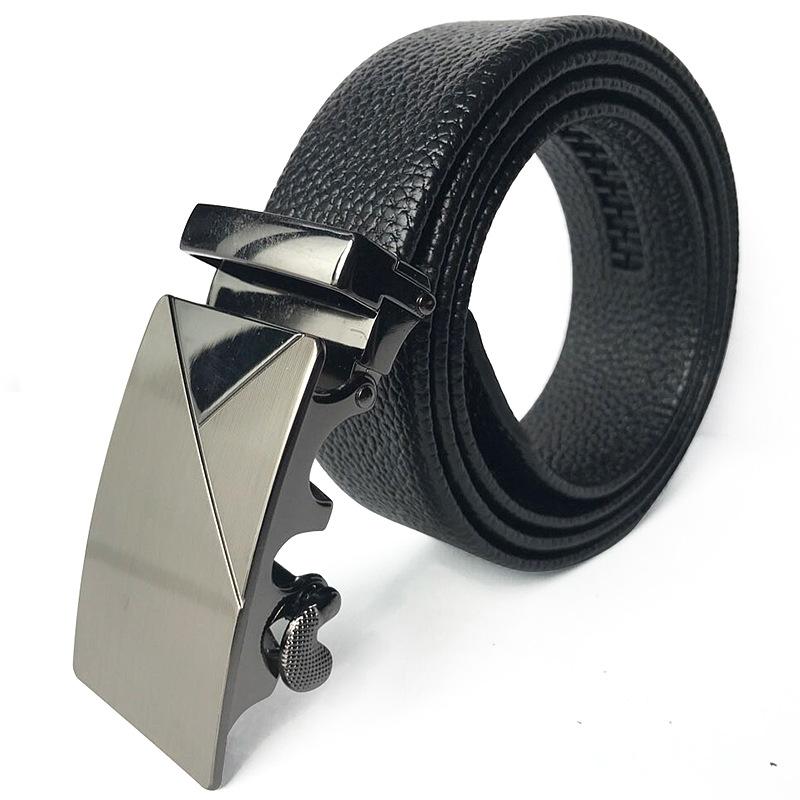 Mary Men's Leather Belt Comfort zaklapávací pásek Mikrovlákno odolné proti poškrábání