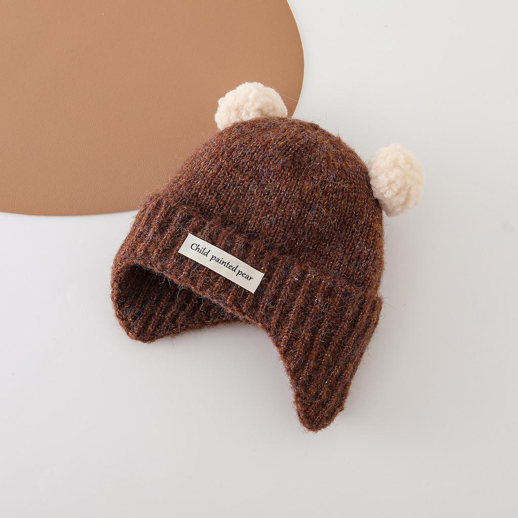 Baby Knit Hat Winter Warmth For Toddler Girls Boys With Earmuff Protection For Cold Weather