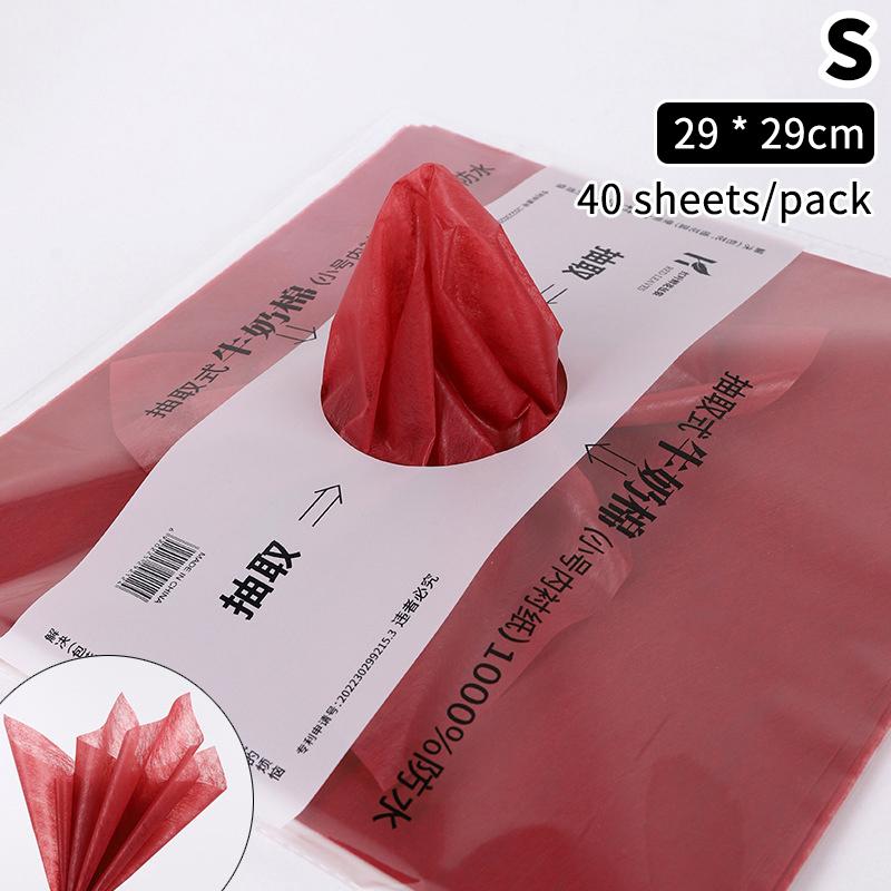 40 Pcs Milk Cotton Tissue Paper Florist Flower Wrapping Paper Diy Handmade Bouquet Crafts Gifts Packaging Wedding Party Supplies