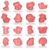 16Pcs Cartoon Animal Cookie Cutters Pressable Biscuits Mold Party Supplies
