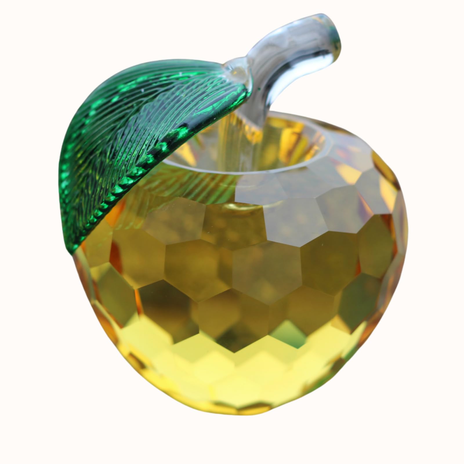 

Все Доверие Фэн-шуй Хрустальный Фонтан, Хрустальная Фигурка Яблока, Расслабляющий Декор (желтый)