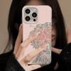Feather Luster Phone Case for Samsung A53 A14 A33 A12 A32 S24 S23 Plus S20 S21 FE for iPhone 17 15 16 13 Pro 17 16 Pro Max Butterfly Bow Phone Case