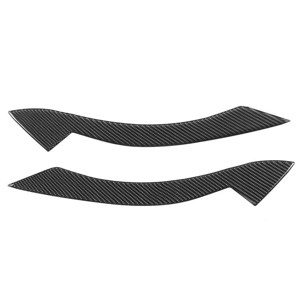 Carbon Fiber Headlight Eyebrows, Durable Protective Eyelid Trim Pair for Z4 E89 2009-2015, Premium Glossy Finish, Easy Installation, Long Life