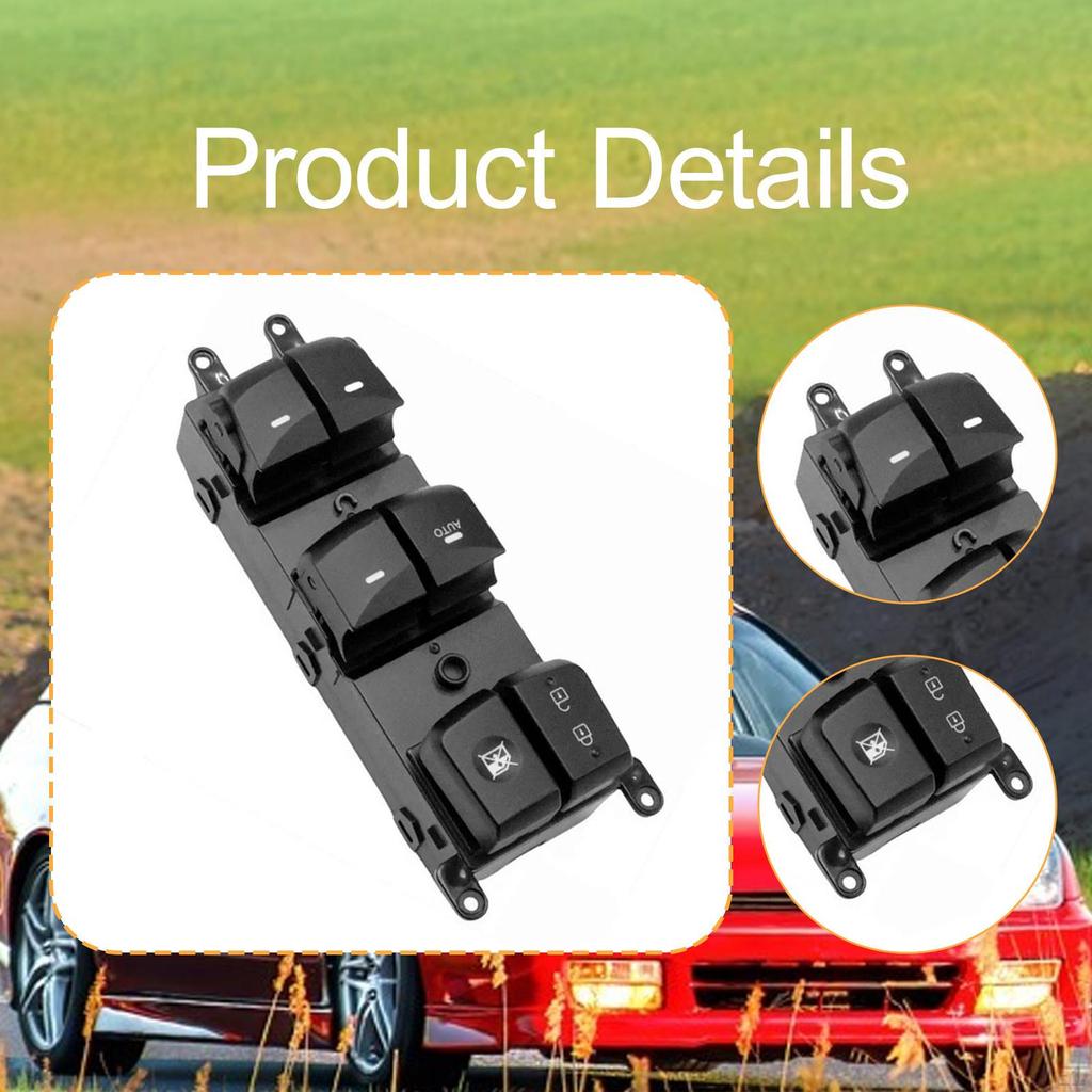 Lifter Control Button, Front Left Electric Window Switch for Elantra Accs