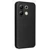 For Xiaomi Redmi Note 13 4G Leather Case Carbon Fiber Texture Phone Cover Magnetic Shock Absorbing