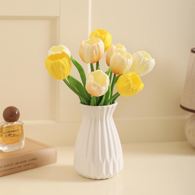 5/10Pcs Tulip Artificial Flowers Bouquet 33cm Fake Flowers for Home Room Decor Garden Wedding Decoration Vase Flower Arrangement