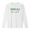 Honolulu Local Hawaiian Love City Pride Beach Gray T Shirt for  vintage Washed Top For Everyday Wear fashion graphic Stretched