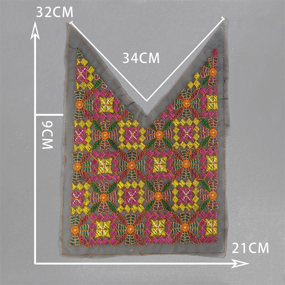 Sewing Diy Lace Ethnic Style Miao Embroidery Clothing Apparel Accessories Performance Costume Accessories Lace Embroidery Embroidery