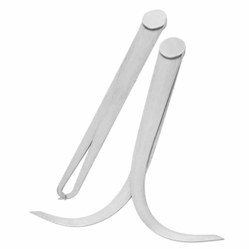 Atyhao External and Internal Calipers, Dedicated Tool for Measuring Internal and External Dimensions, Ceramic Measuring Tool, Carving Caliper, Total L