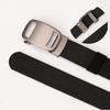 Nylon Belt for Men Women Work Belt Portable Wear Resistant, Webbing Belt Automatic Belt Buckle for Camping, Climbing Backpacking