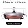 Padella Elettrica Multifunzione Antiaderente con Spedizione Gratuita – Nuovo Stile BBQ, Friggitrice per Pancake e Padella Grigliata
