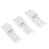 3Pcs Transparent Presser Foot Set Fit for Singer Sewing Machine Clear 10mm Width Parts Accessories