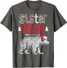 Sister Bear Christmas Santa Family Matching Gift Unisex T-Shirt