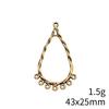 2025 Trend Accesories Water Drop Earring Connector Accessories Parts Ornaments For Home Accessories Parts