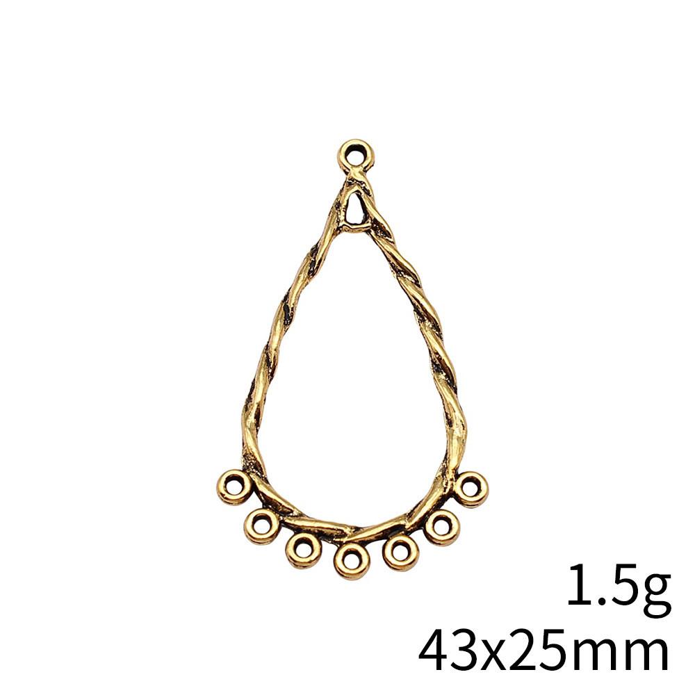 2025 Trend Accesories Water Drop Earring Connector Accessories Parts Ornaments For Home Accessories Parts