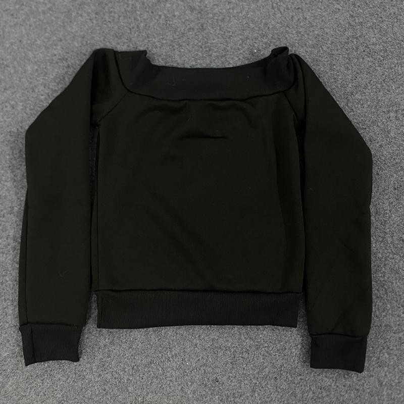 Y2K women's one neck fashionable and simple temperament dark gothic waist cinched top