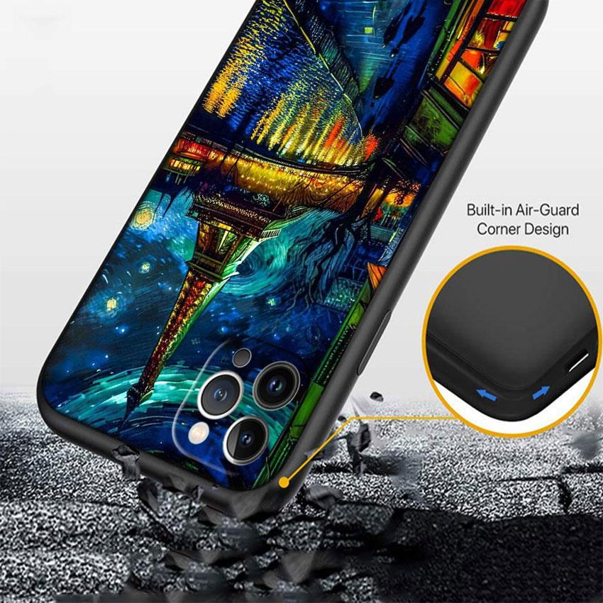 CJ57 France Paris Eiffel tower Phone Case for Samsung Galaxy S20 S21 S22 Ultra FE + Plus A21S A22 A24 A25 A26 A30 A30S A31