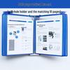 A4 Wall-Mounted 10-Page Swivel Display Folder/Document Holder