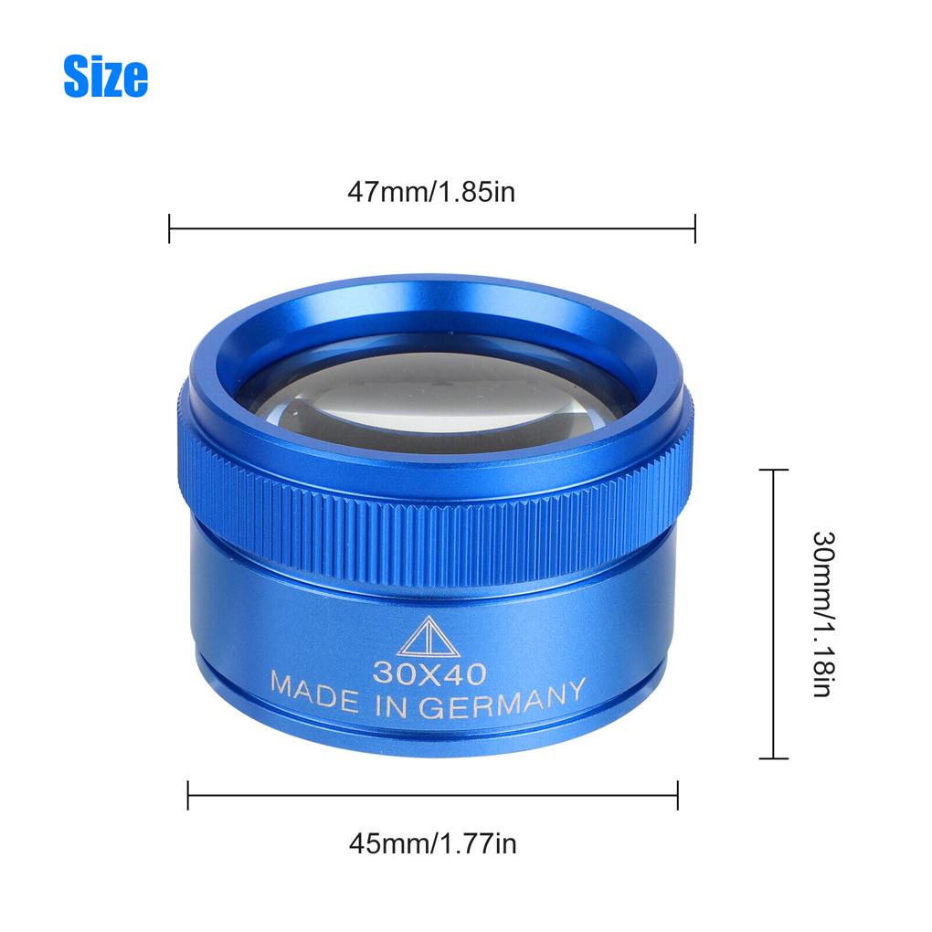 

Alloy High-performance Jewelry Glasses For Precision Work Skills With 40x Magnification Clear Imaging Magnifier
