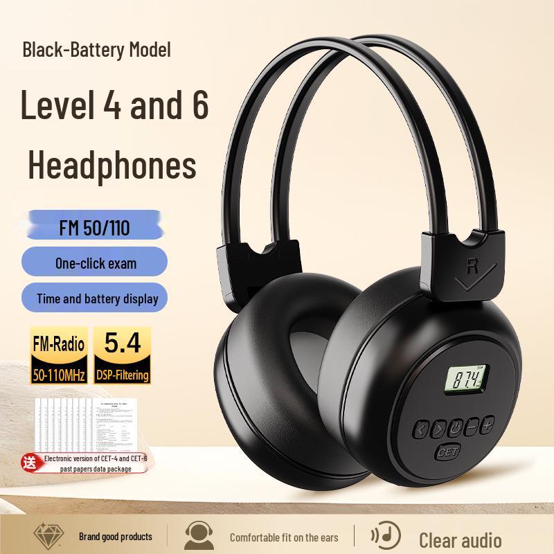 "Source English Listening Headphones: Wireless FM for Levels 4 & 6"