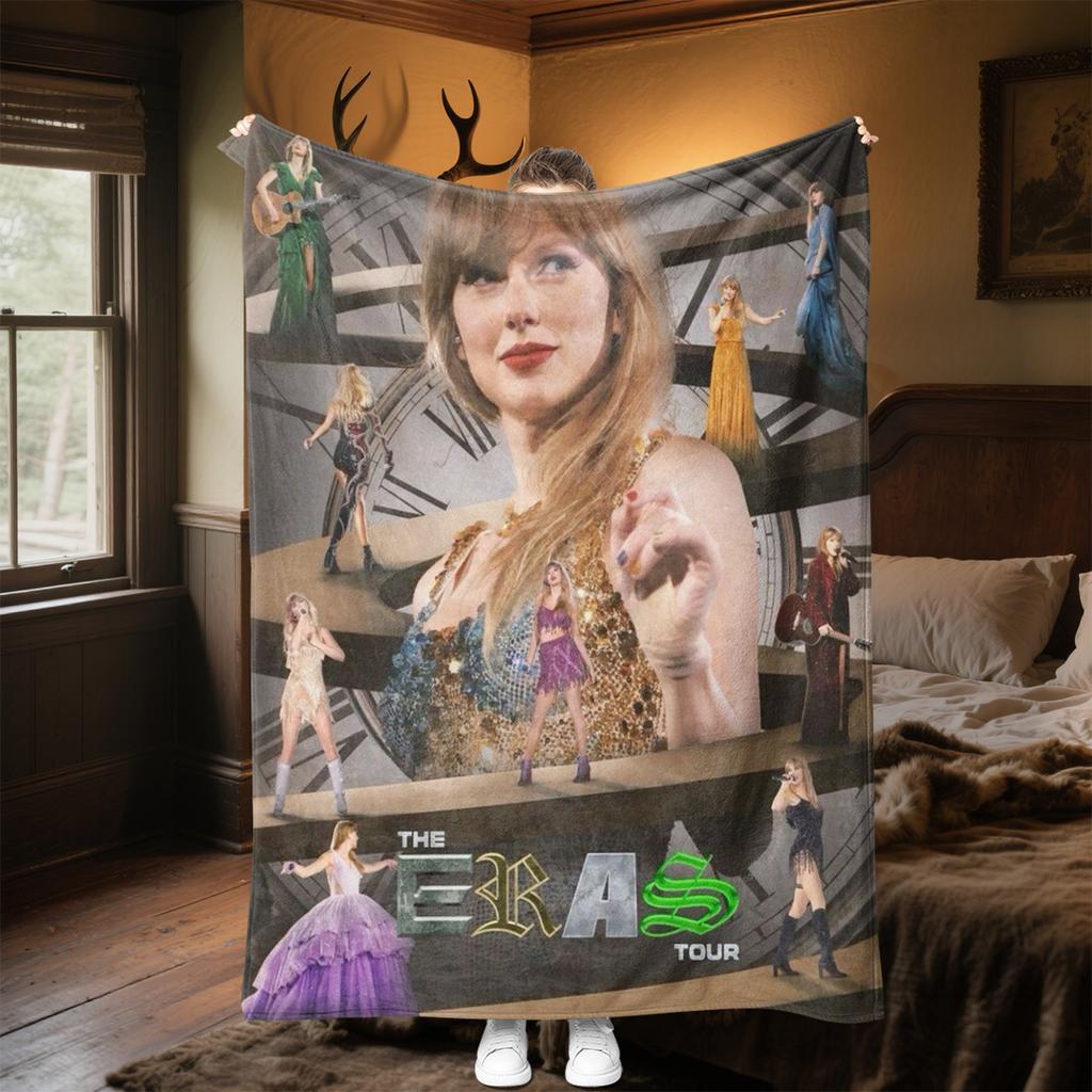 Era Celebration Concert Plush Blanket Soft Comfortable All Seasons blanket Sofa Office Naps blanket Outdoor Travel throw Perfect Gift