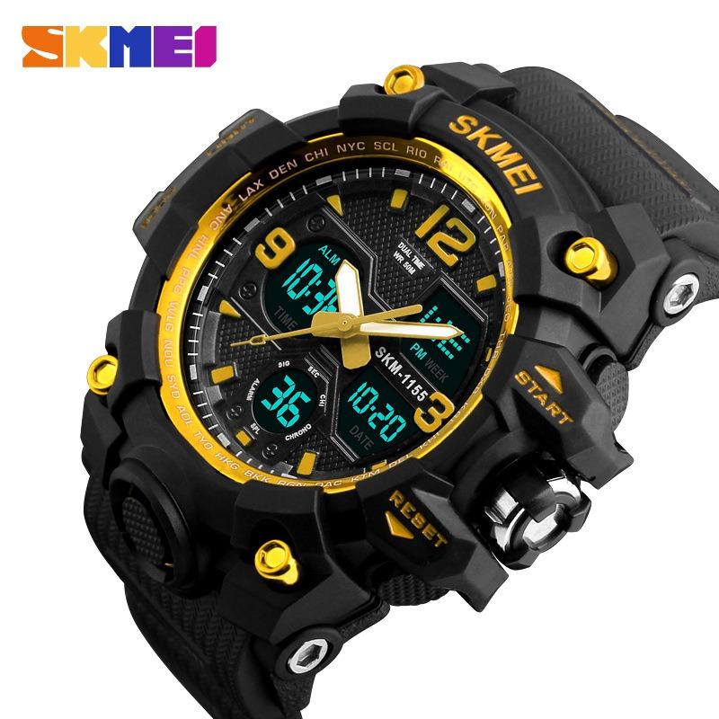Men's waterproof electronic watch, fashionable multi-functional outdoor sports watch, young student electronic watch