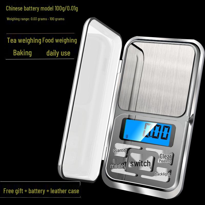 High-Precision Portable Kitchen Scale for Jewelry, Baking, Tea, Bird's Nest - Gram Weight Electronic Scale