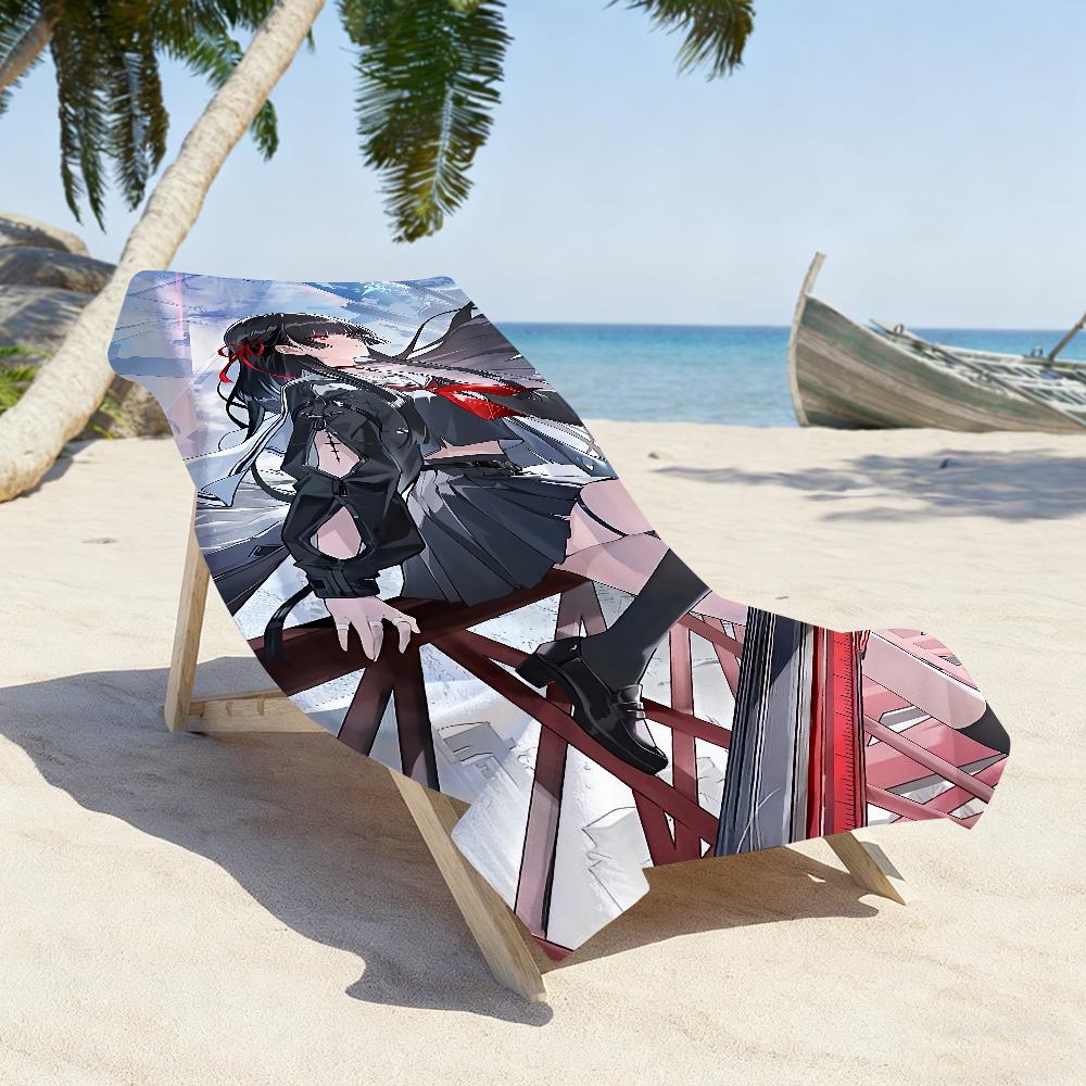 Wuthering Waves Chisa Towel Quick Dry Soft Yoga Swimming Fitness Mountain Climbing Large Beach Towels