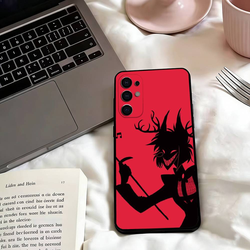 A-Alastor H-Hazbin H-Hotel Phone Case For Samsung S25,S24,S21,S22,S23,S30,Ultra,S20,Plus,Fe,Lite,Note,10,Black Cover