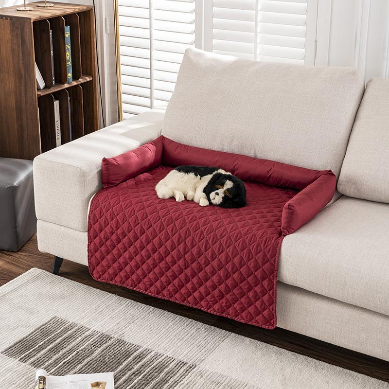 Pet Sofa Dog Kennel Cat Kennel Four Seasons Simple Waterproof Soft Comfortable Dog Mat Cat Bed Non-slip Pet Sofa Cushion