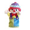 Hand Joker Puppet Kidfriendly Clown Plush Toy Short Hair Soft Material Play Gift