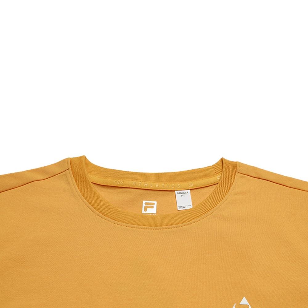 FILA Explore Optima Functional T-Shirt Simple Fashion Sports Training Outdoor Comfortable Versatile Knitted Short Sleeve Women tops A11W617107FOR