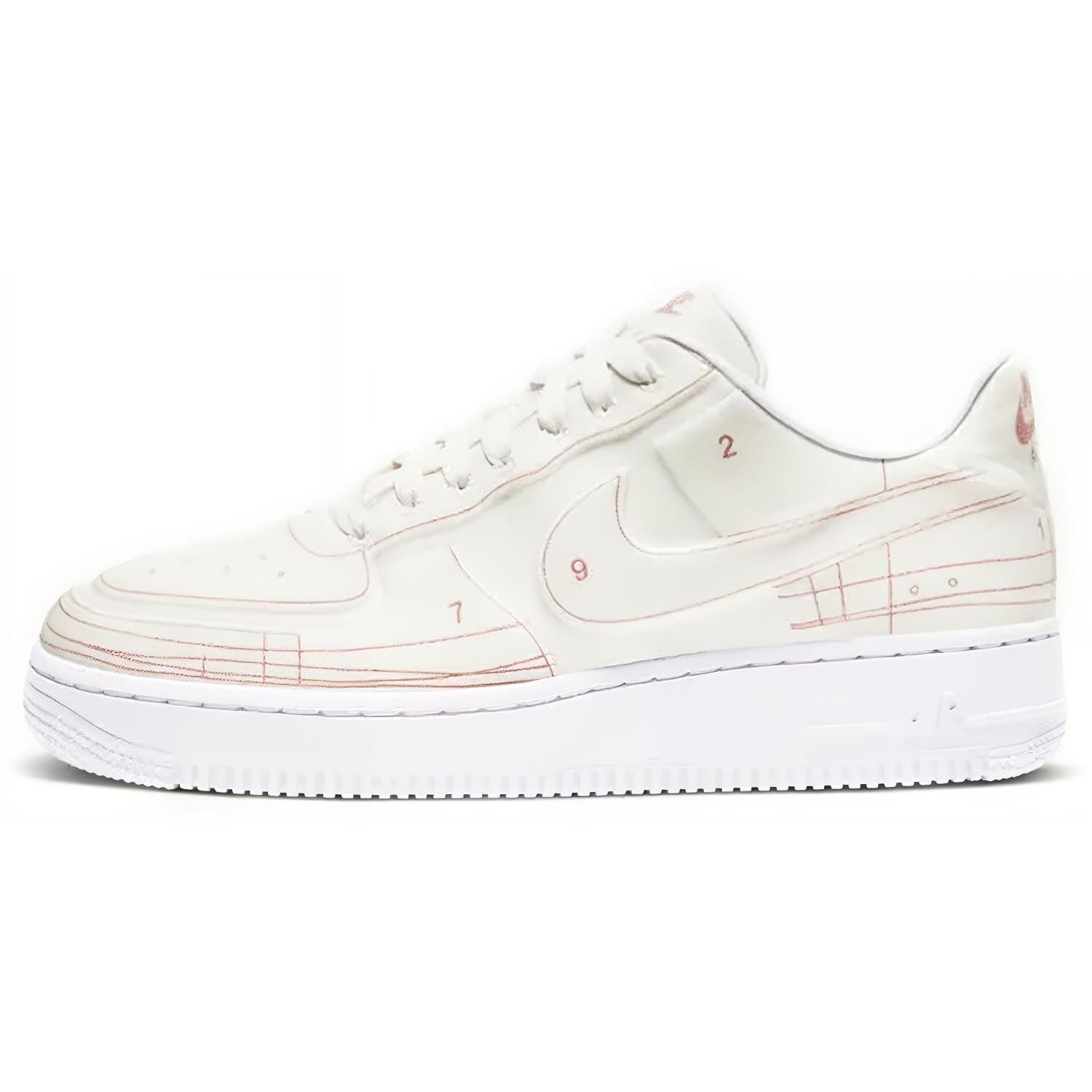 

Новые женские Nike Air Force 1 Low 07 Lx Blueprint Summit White CI3445-100 36.5