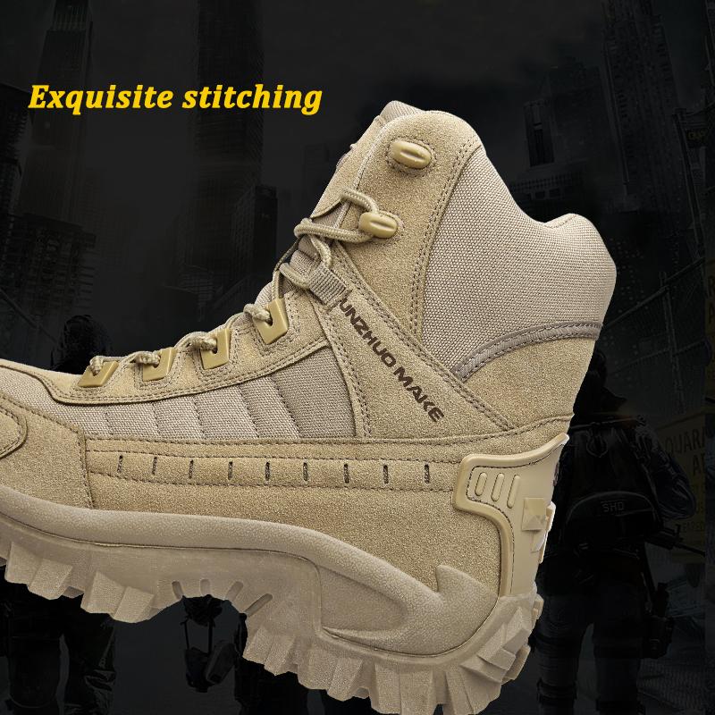 Pánske vysoké topánky Horolezecké turistické topánky Púštne vodotesné Pracovné bezpečnostné topánky Členkové Pánske outdoorové topánky