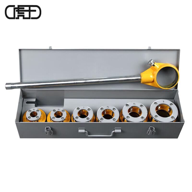 Hu Wang 1/2-2 Inch Manual Ratchet Pipe Threader CN plug (adapter included)