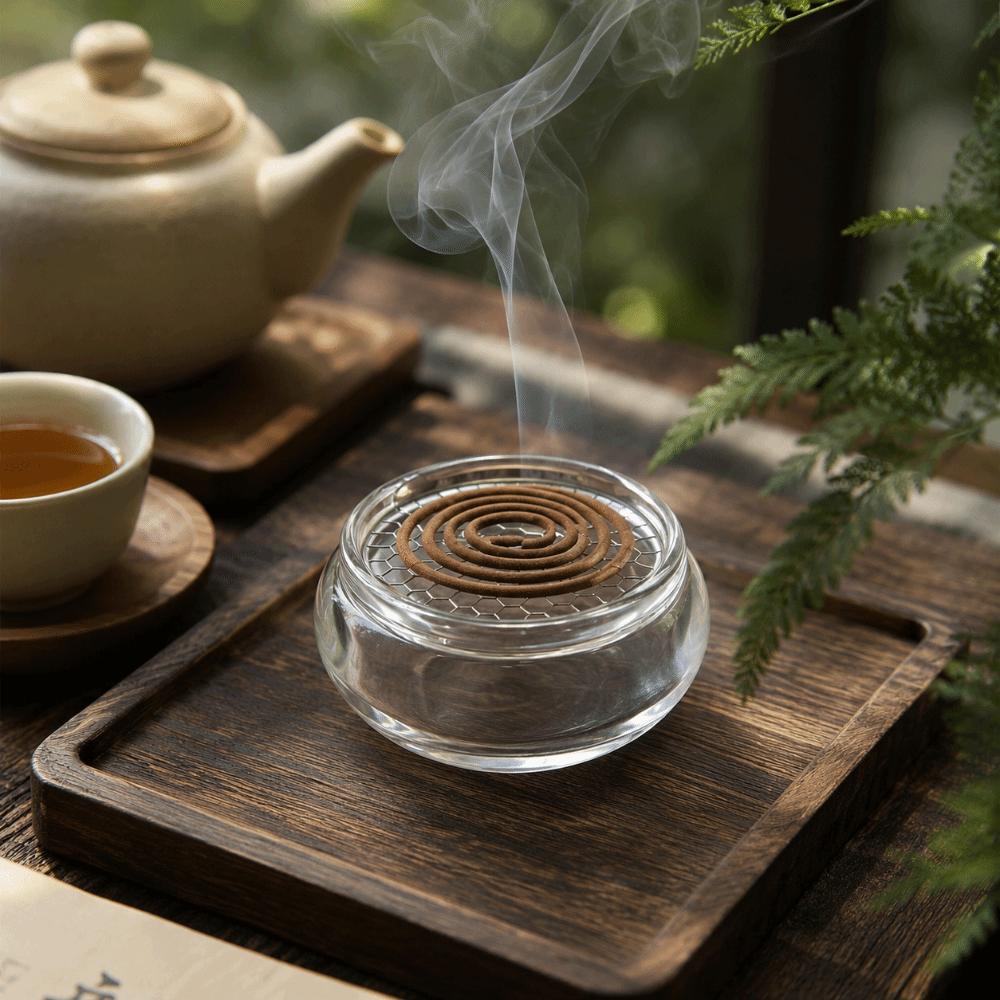 Creative Aromatherapy Stove Mini Mosquito Coils Tray Ancient Style Fragrance Censer Tea Ceremony