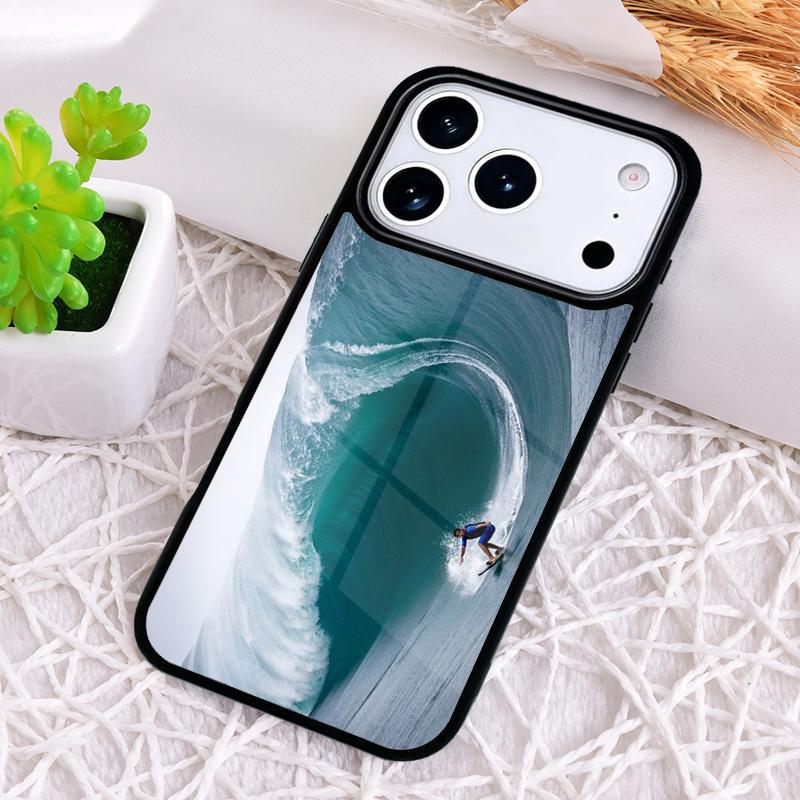 Surfing Wave Shockproof Phone Case for iPhone 17 Air 16e 15 11 12 14 13 Pro Max Cover Coque