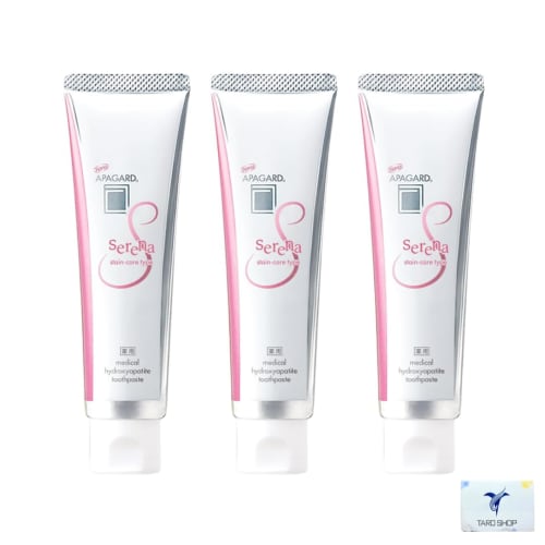 

Apagard Serena 105g Whitening Stain Care Toothpaste (Set of 3) for Whitening, Stain Removal, Cavity Prevention, and Medicated Toothpaste. Includes Ori