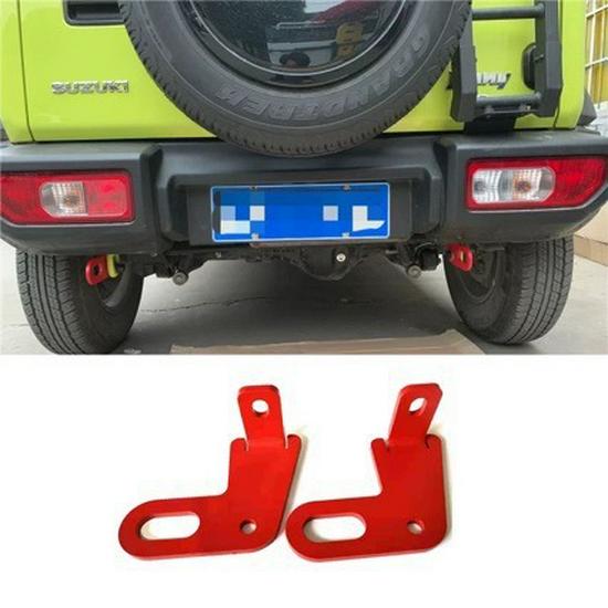 

Красный буксировочный крюк для бездорожья для Suzuki Jimny JB74/64 (Модели 2018-2026 годов) Black (pair)