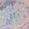 Tomoni & Moshishanfen Glitter Snowflake Luxury Nail Stickers