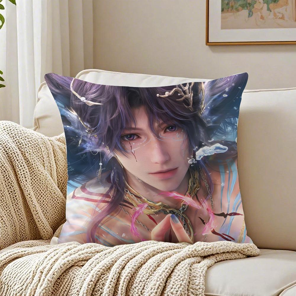 1PCS Romantic LLove And Deepspace Icons Cushion Cover Pillowcase Antidustmite Living Room Sofa Decor Cushion Room