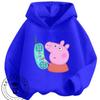 Autumn Winter Casual Youth Hoodie Cute Kawaii Cartoon Graphic Hooded Kids Tops Peppa Pig Boys Girls 3 14