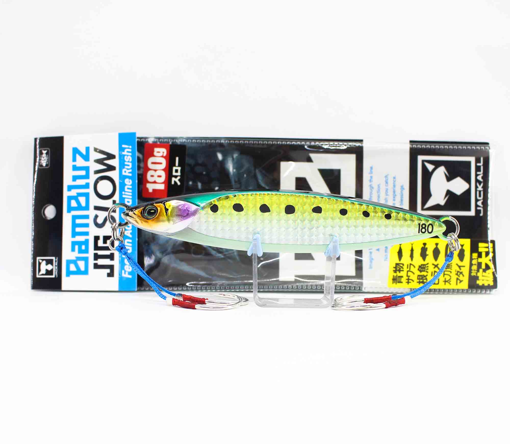

Jackall Металлический джиг Bambluz Slow 180 граммов Glow Belly Lens Iwashi (8268)